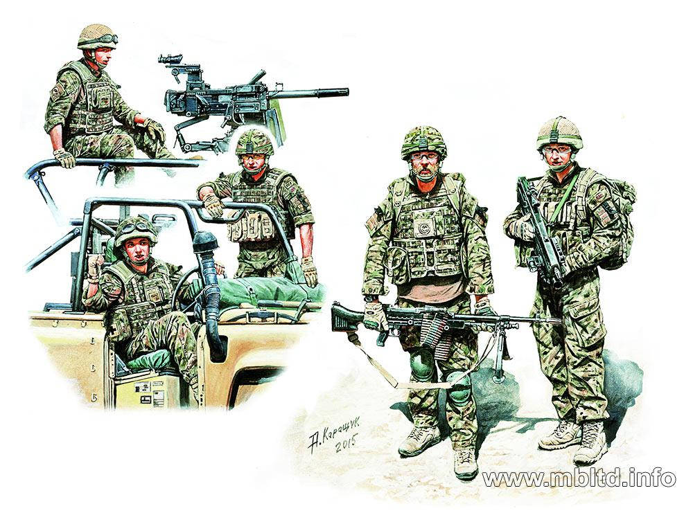 

Современная британская пехота, наше время. 1/35 MASTER BOX 35180