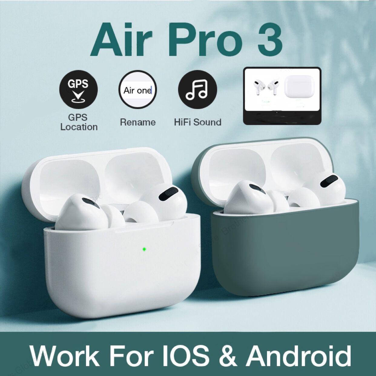 

Наушники блютуз Air Pro 3 беспроводные лучшие Bluetooth, Белый