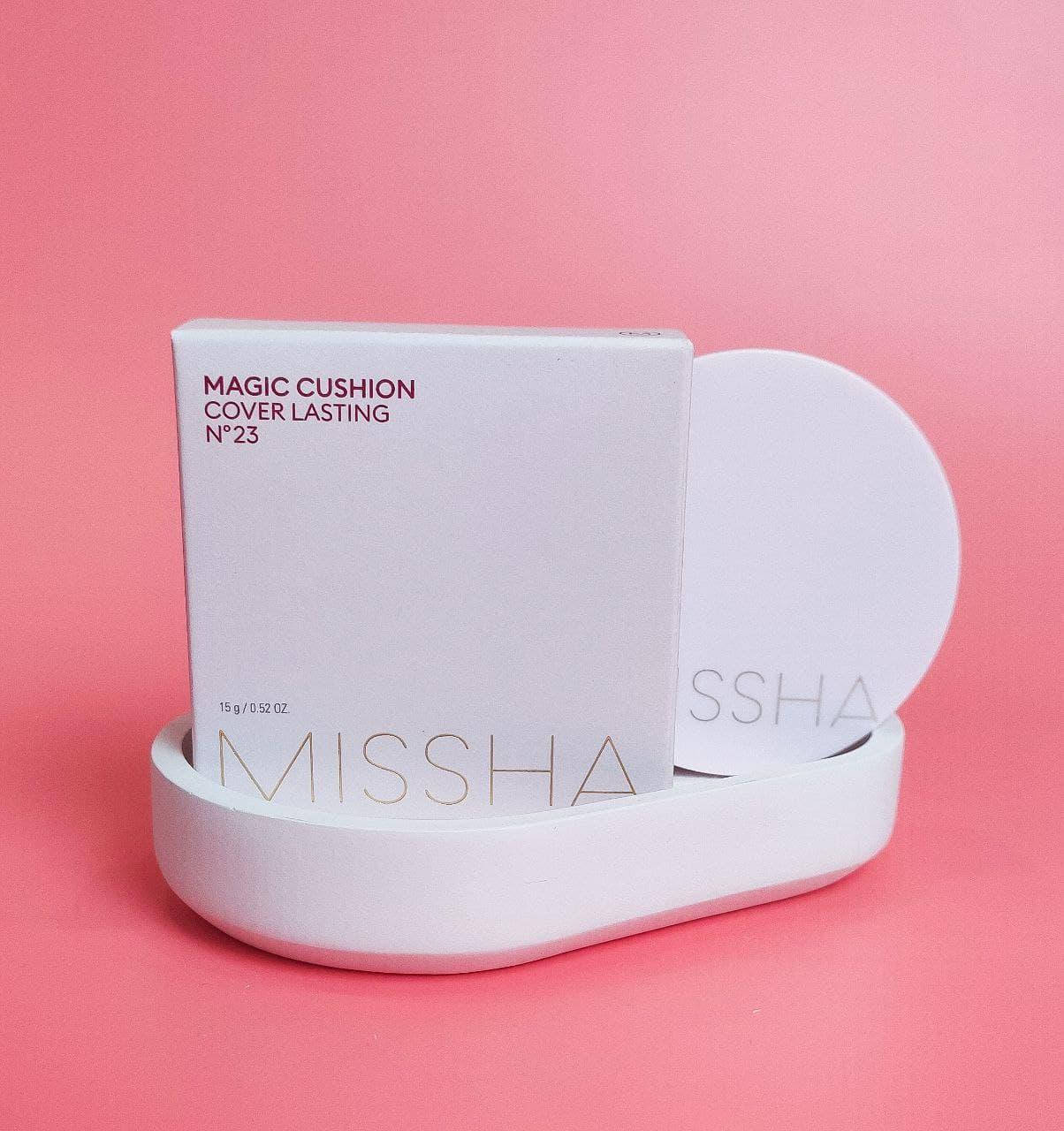 

Стойкий кушон No 23 Missha Magic Cushion cover lasting SPF50+/PA+++ 15г