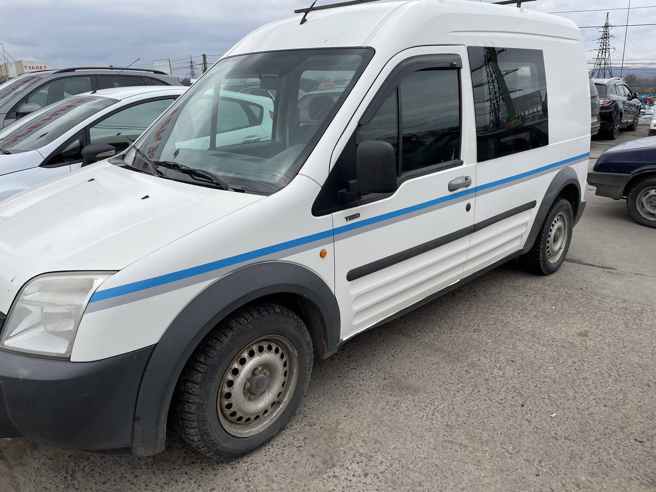 

Дефлекторы окон (ветровики) Ford Transit Connect 2002-2013 2шт (HIC)