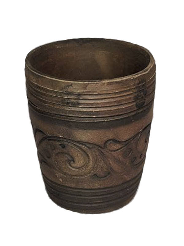 

Рюмка для алкогольных напитков ручной работы из глины, Белый