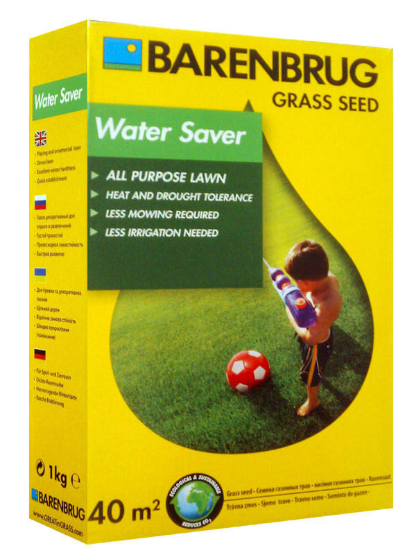 

Газонная трава Баренбруг влагосберегающая (Barenbrug Water Saver), 1 кг