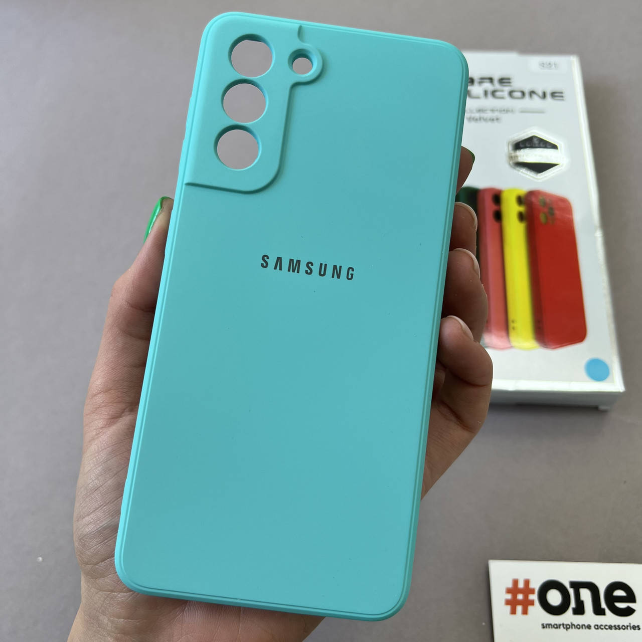 

Чехол для Samsung Galaxy S21 с микрофиброй защитой для камеры чехол на телефон самсунг с21 бирюзовый S1Q