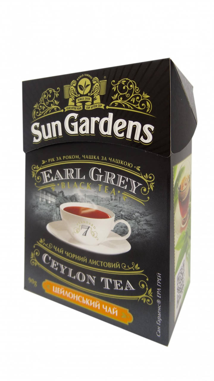 

Чай черный Sun Gardens Earl Grey 90 гр.