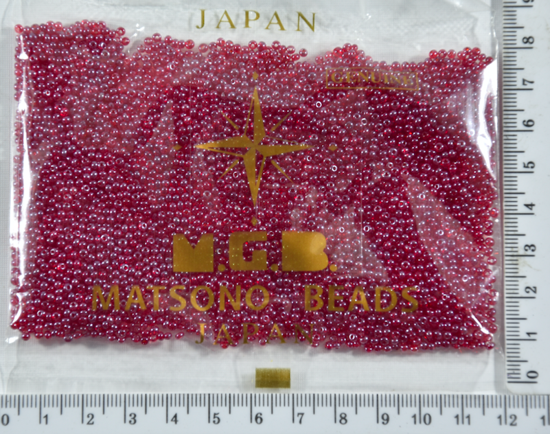 

Бисер №11/0 "MATSUNO"-Япония(50гр) №508 прозр бордо уп=1шт