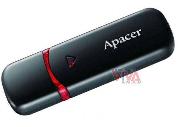 

USB флешка Apacer AH333 64 Gb Black, Черный