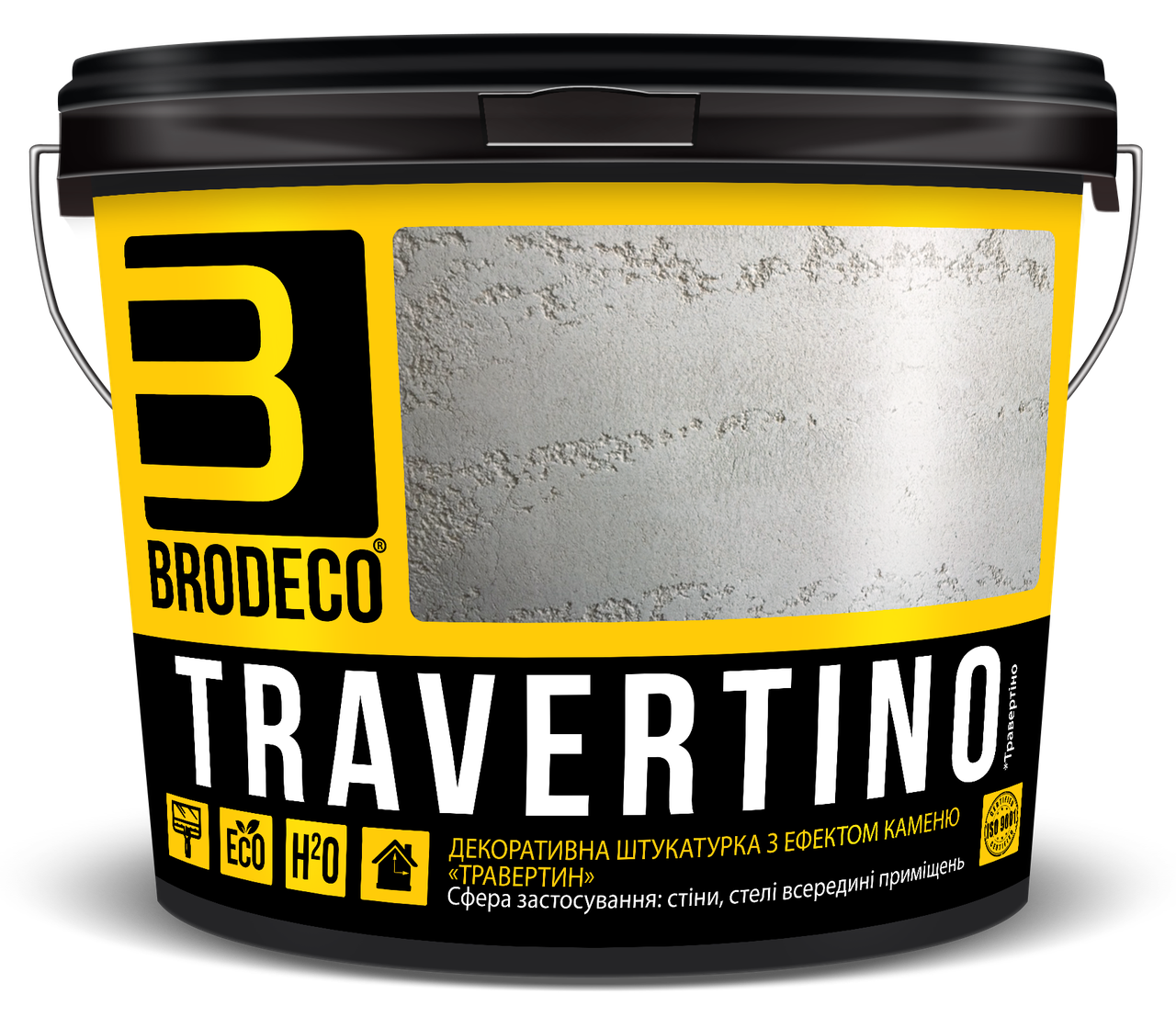 

Декоративная штукатурка Travertino TM Brodeco 1кг, Белый