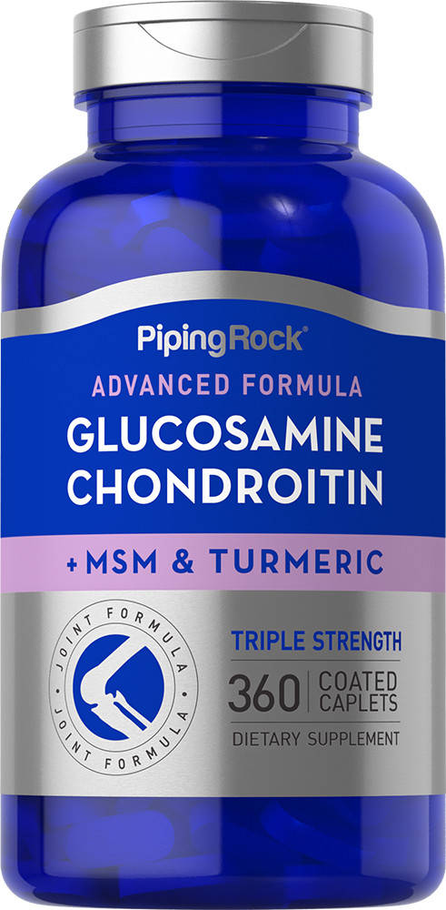 

Advanced Double Strength Glucosamine Chondroitin MSM Plus Turmeric 360caplets