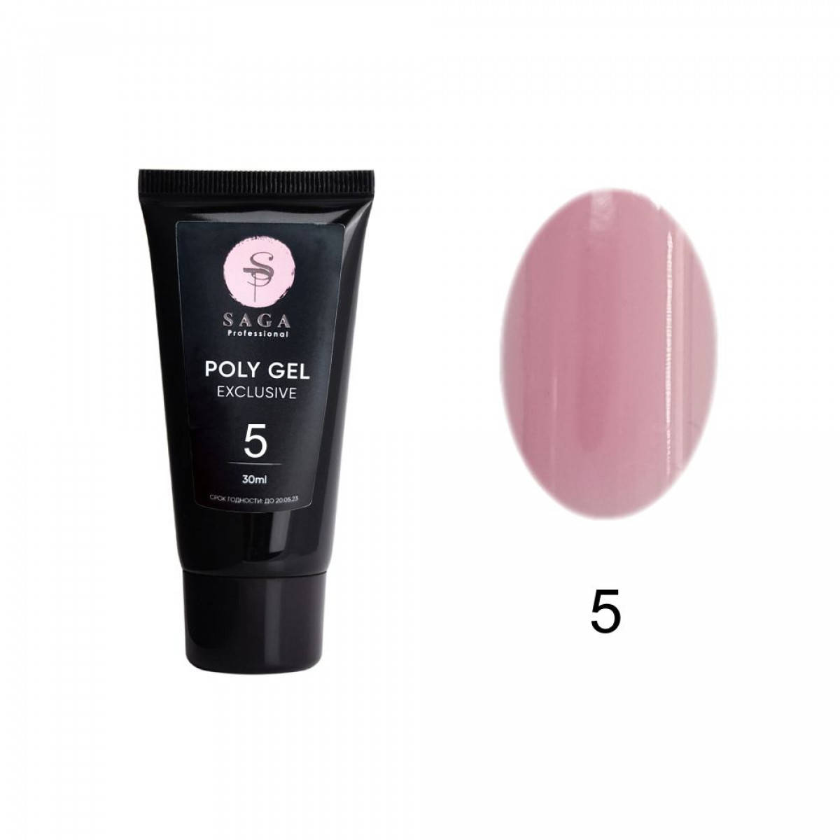 

Полигель Saga Professional EXCLUSIVE Poly Gel №05, 30 мл
