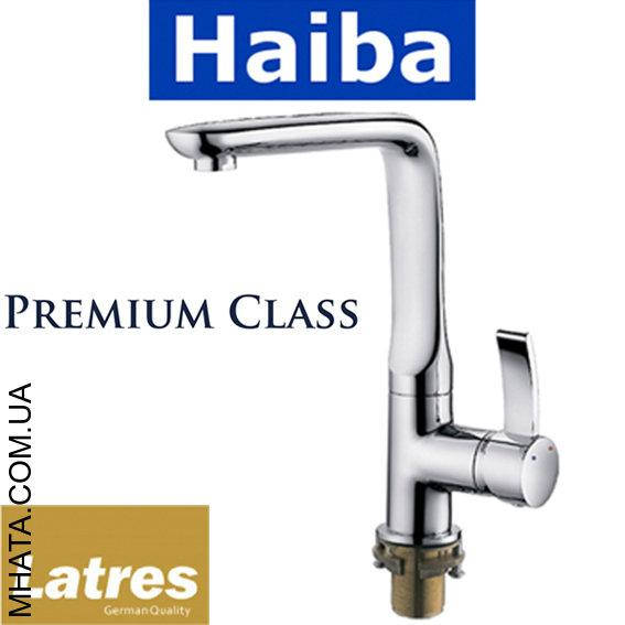 

Смеситель для кухни Ухо на гайке HAIBA LATRES ALASKA (Chr-018)