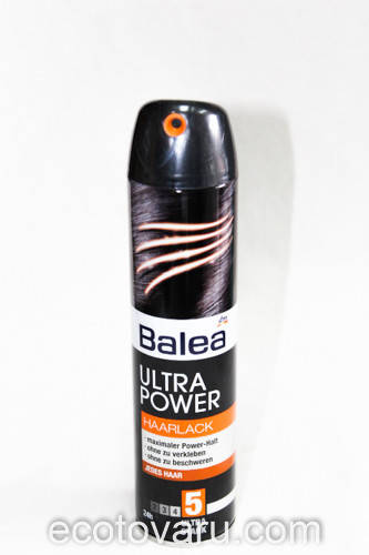 

Лак для волос Balea 5 экстра сильной фиксации 300мл