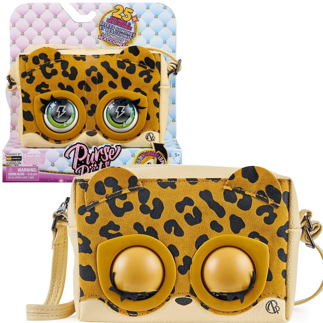 

Интерактивная сумочка Purse Pets Леолюкс Леопард Spin Master (SM26700/5419), Розовый