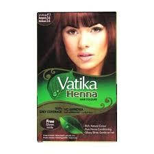 

КРАСКА ДЛЯ ВОЛОС С ХНОЙ НАТУРАЛЬНИЙ ЦВЕТ БУРГУНД DABUR VATIKA HENNA HAIR COLOUR 6*10г