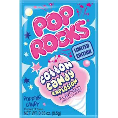 

Шипучая карамель Pop Rocks Cotton Candy 9 g