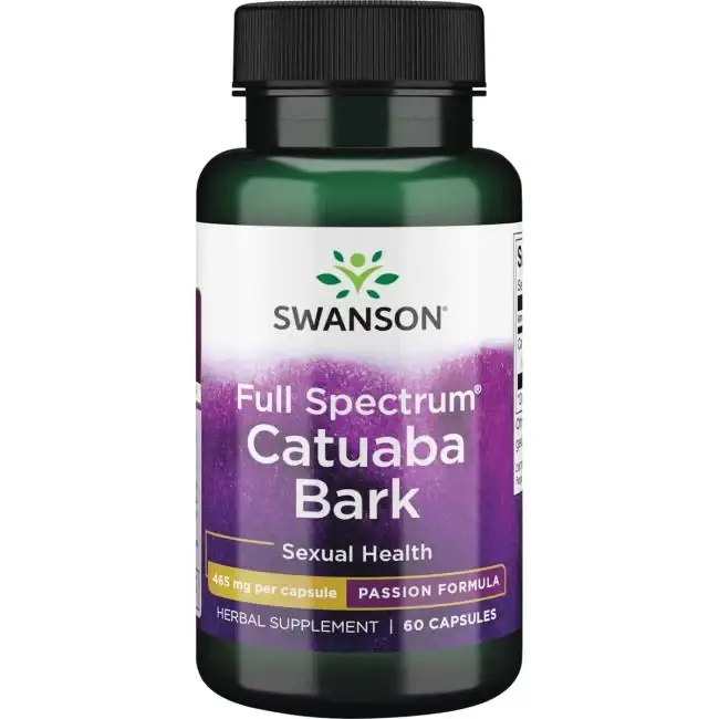 

Swanson Catuaba Катуаба (бразильский можжевельник) кора 465 мг 60 капс