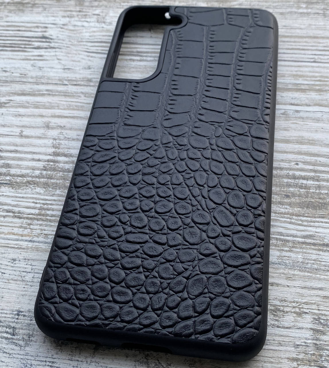 

Кожаный чехол под крокодила для Samsung Galaxy S21 Plus