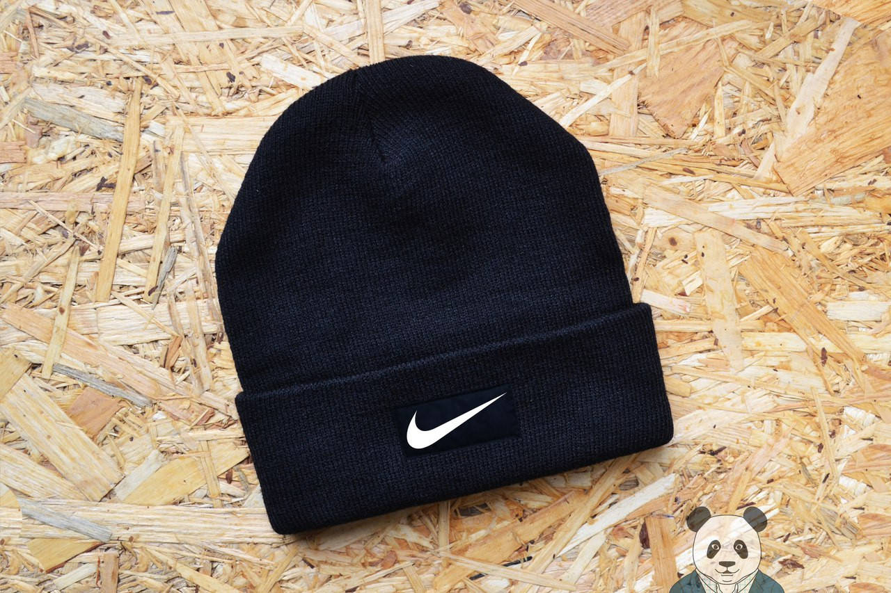 

Модная мужская шапка найк,Nike черная, Черный