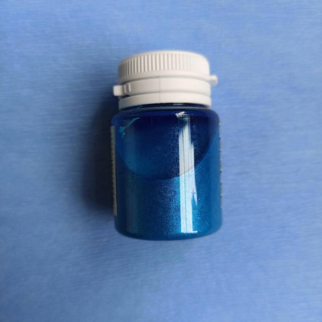 

Краска акриловая Металлик Синий, 20 мл