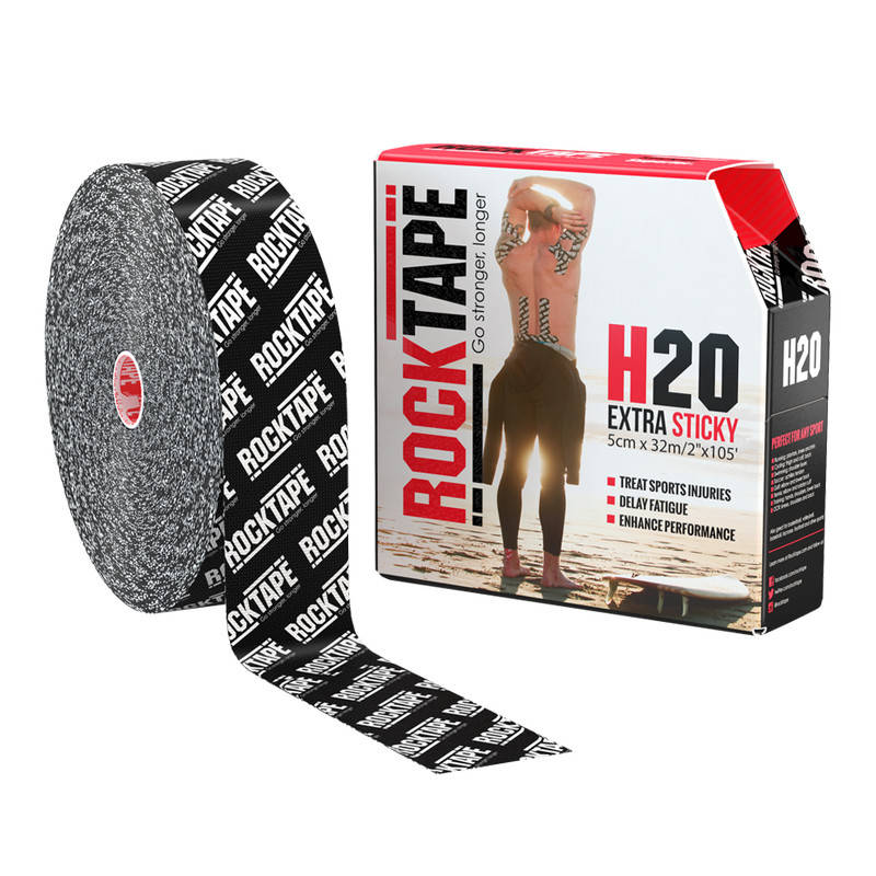 

Кинезио тейп RockTape Bulk H2O Design 32м x 5см (Черный)