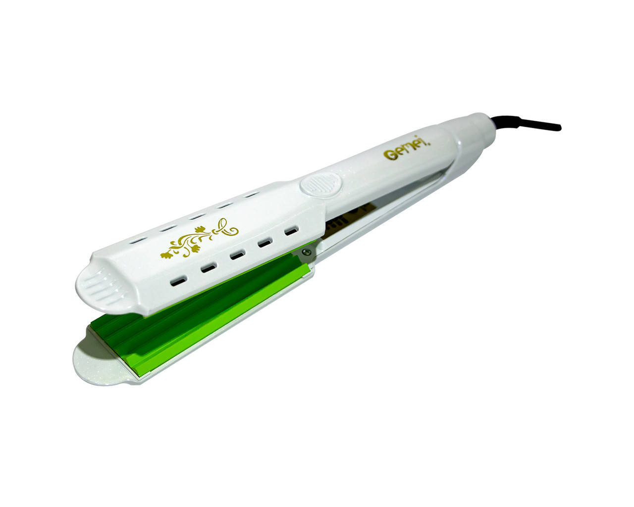 

Профессиональная плойка щипцы - гофре для прикорневого объема волос Gemei 2957 крупное гофре керамика