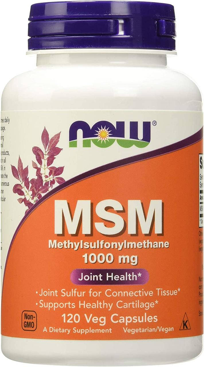 

Нау фудс МСМ Now Foods MSM 1000mg 120 капсул