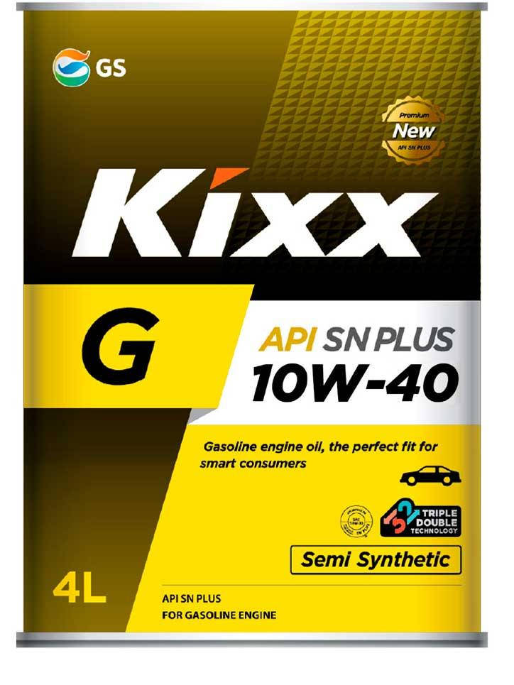 

Моторное масло Kixx G 10W-40 API SN Plus 4L