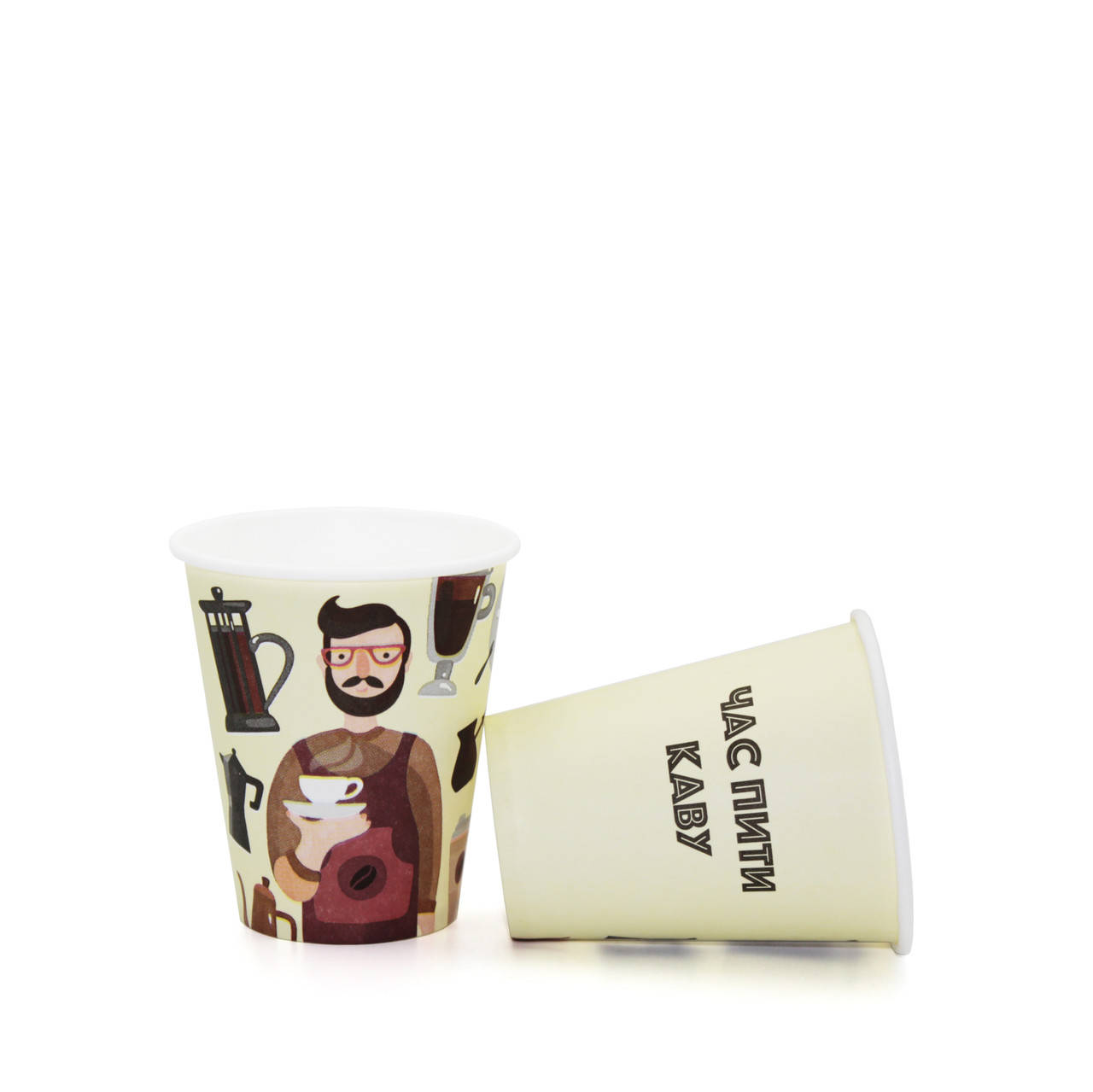 

Бумажный стакан "БАРИСТА" 175мл 50шт/уп (1ящ/60уп/3000шт)