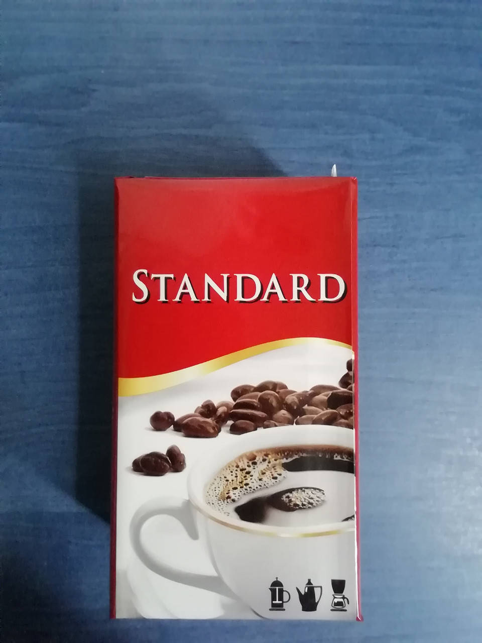 

Кофе молотый в брикетах Standard 500г.