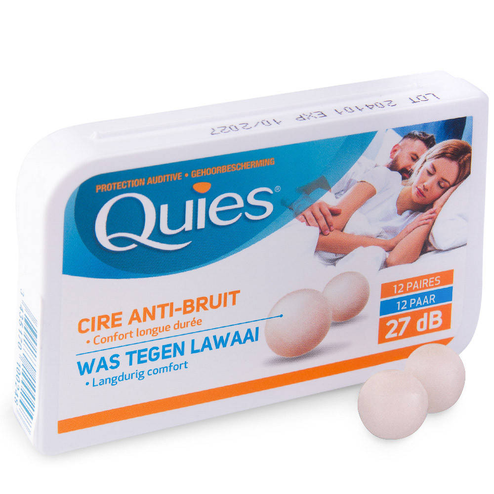 

Восковые беруши Quies Natural Wax 12 пар SNR 27 дБ