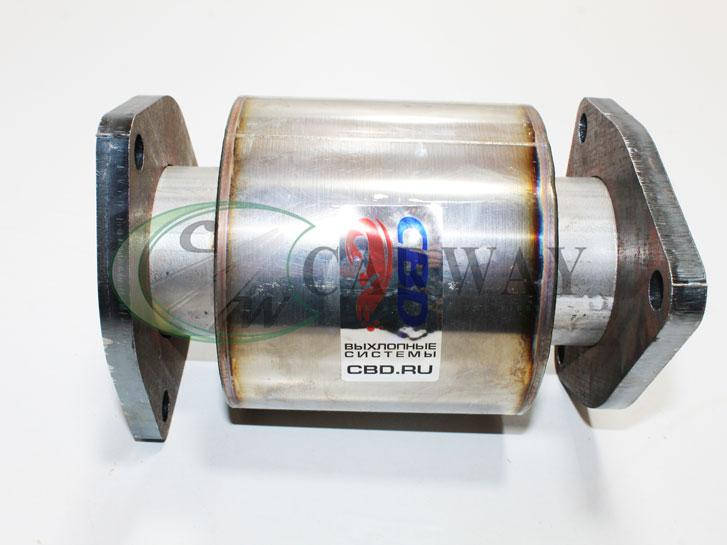 

Вставка вместо катализатора Aveo, Lacetti 1.6 (пламегаситель с фланцами) нерж. RAL032 CBD