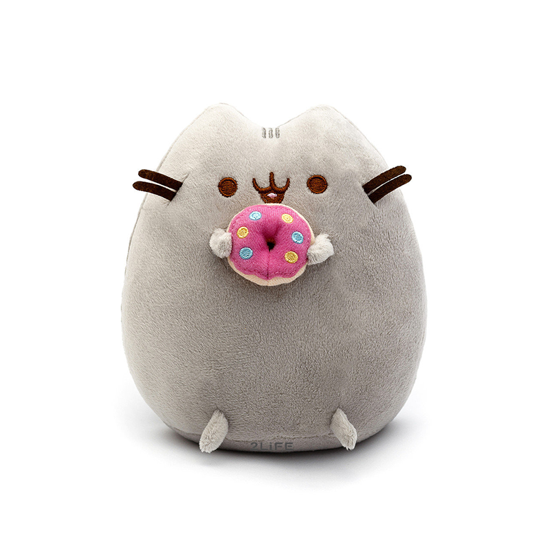 

Мягкая игрушка кот с пончиком Пушин кэт 2Life Gray (n-71), Серый