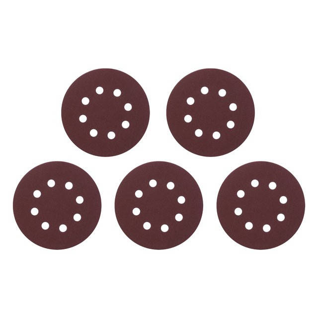 

Круг наждачный самоклеющийся 125мм с отверстиями, бумага класс С, 140 г/м2, К180, уп. 5ед INTERTOOL BT-0589