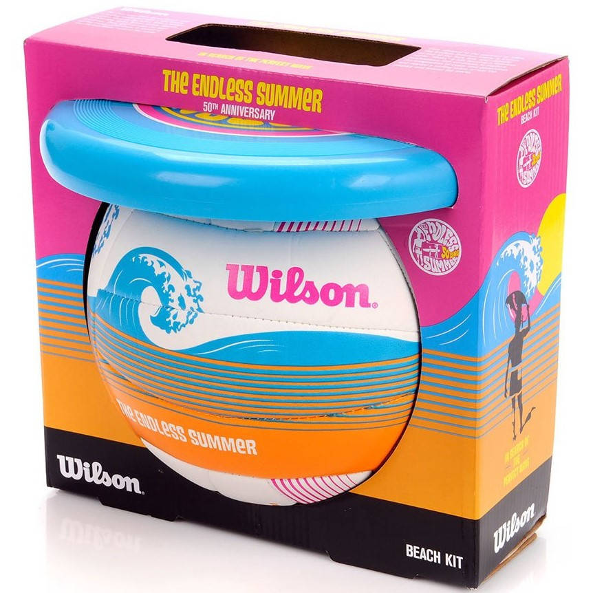 

Набор для пляжного волейбола, набор волейбольный пляжный Wilson AVP ENDLS (WTX0522KIT)