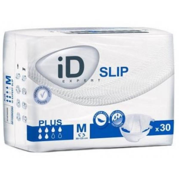 

Подгузники для взрослых iD Slip Plus размер M (80-125 см), 30 шт