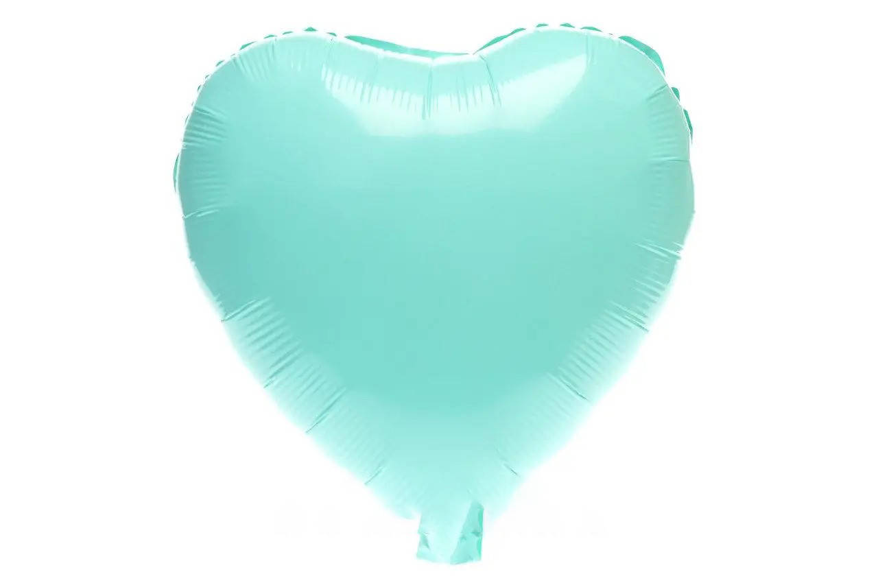 

Фольгированный воздушный шар Сердце макарун, Разные цвета