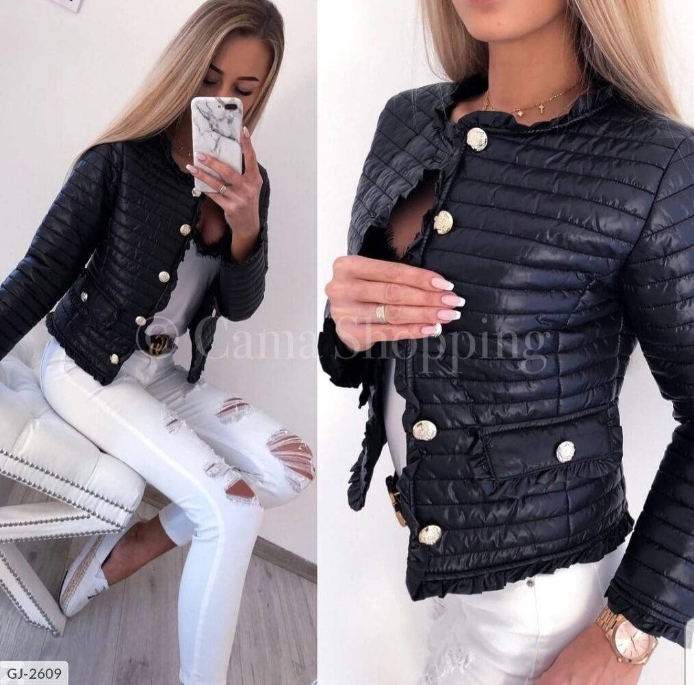 

Короткая куртка пиджак женская весенняя красивая на пуговицах в деловом стиле р-ры 42-48 арт. 1341