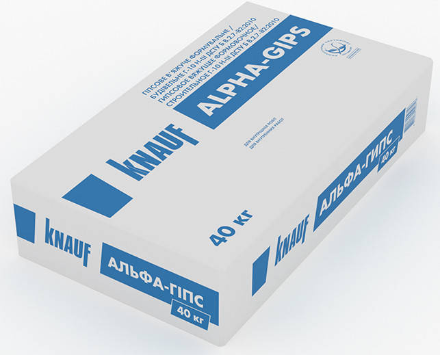 

Гіпс Knauf Г-10 40 кг, Белый
