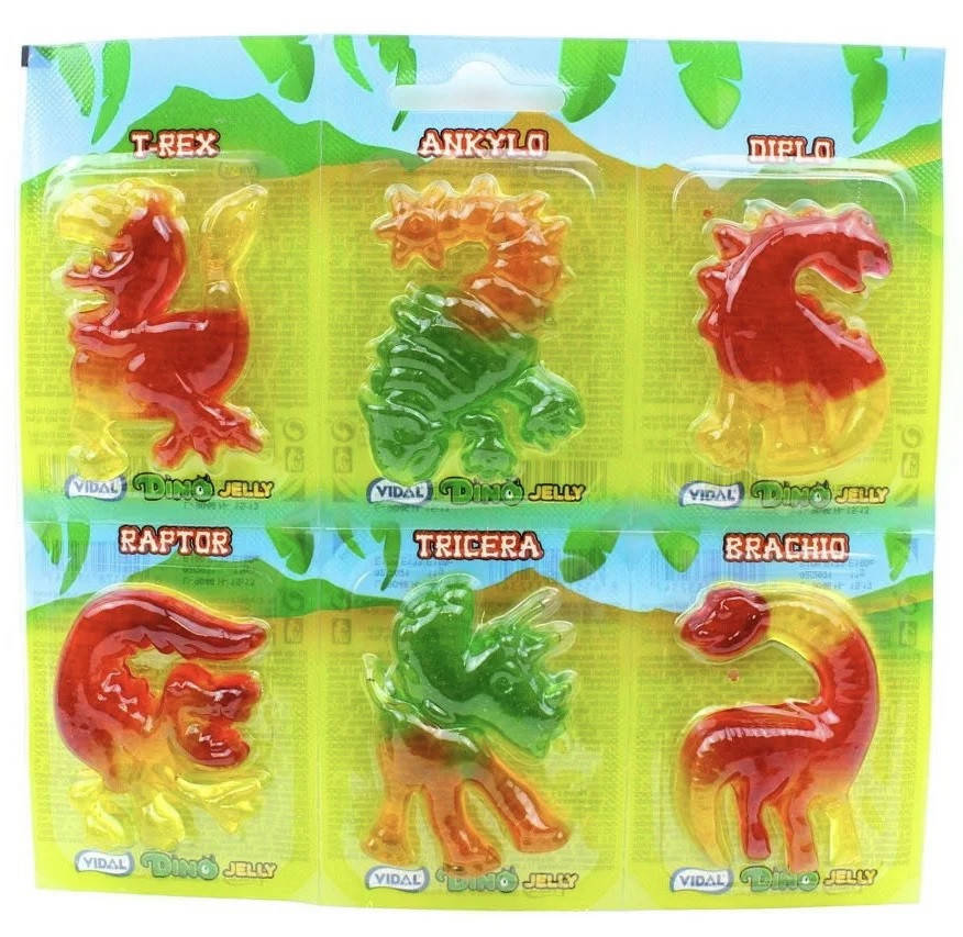 

Желейные конфеты Динозавры Dino Jelly Vidal 66 г Испания