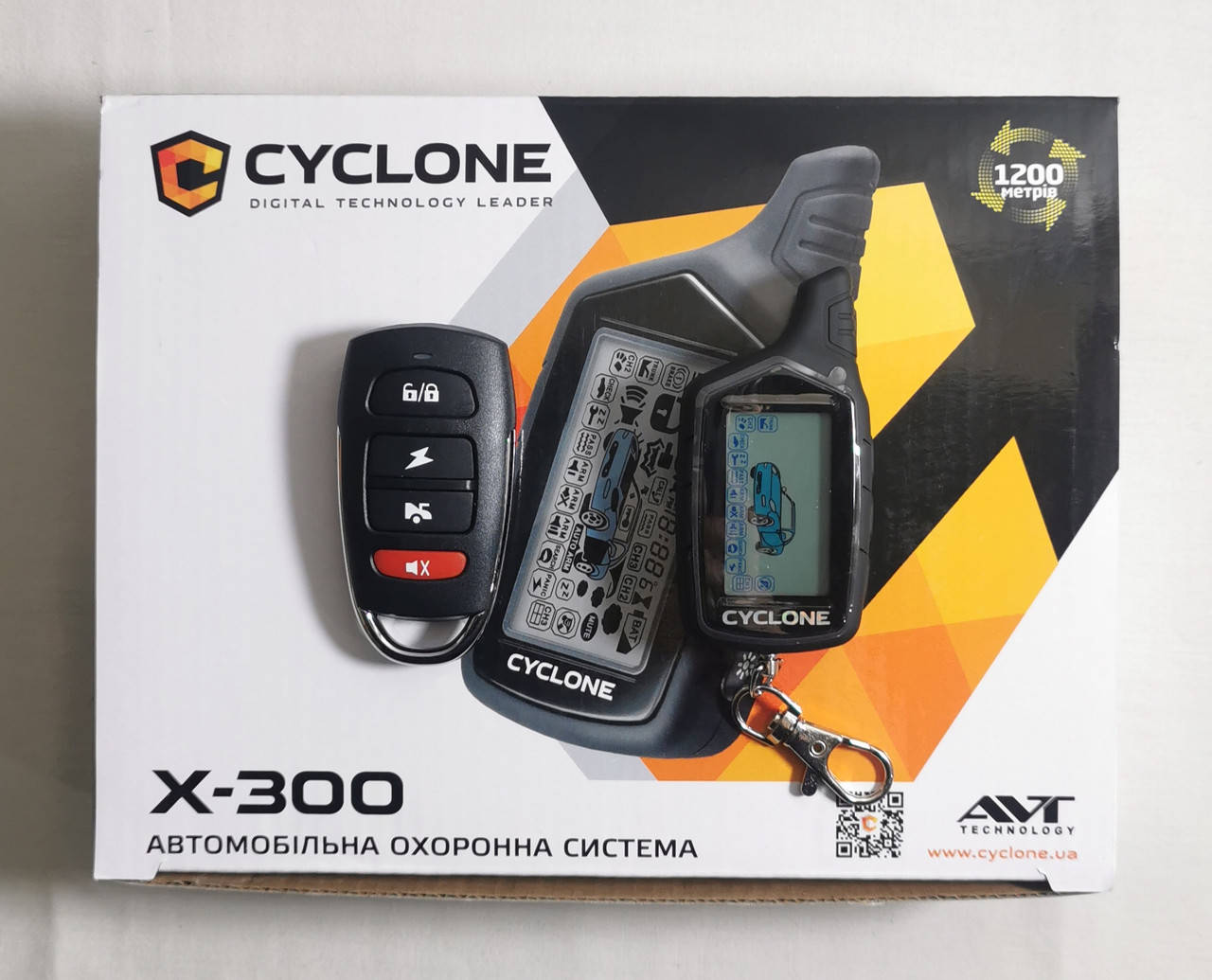 

Автосигнализация двухсторонняя Cyclone X-300