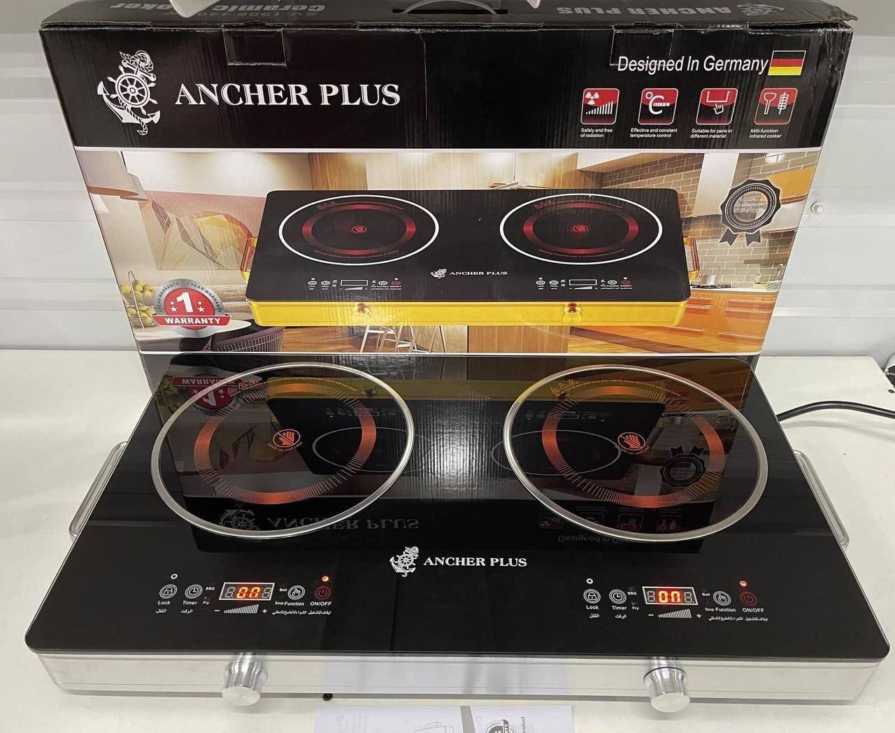 

Инфракрасная плита Ancher Plus плита инфракрасная настольная 2 конфорки