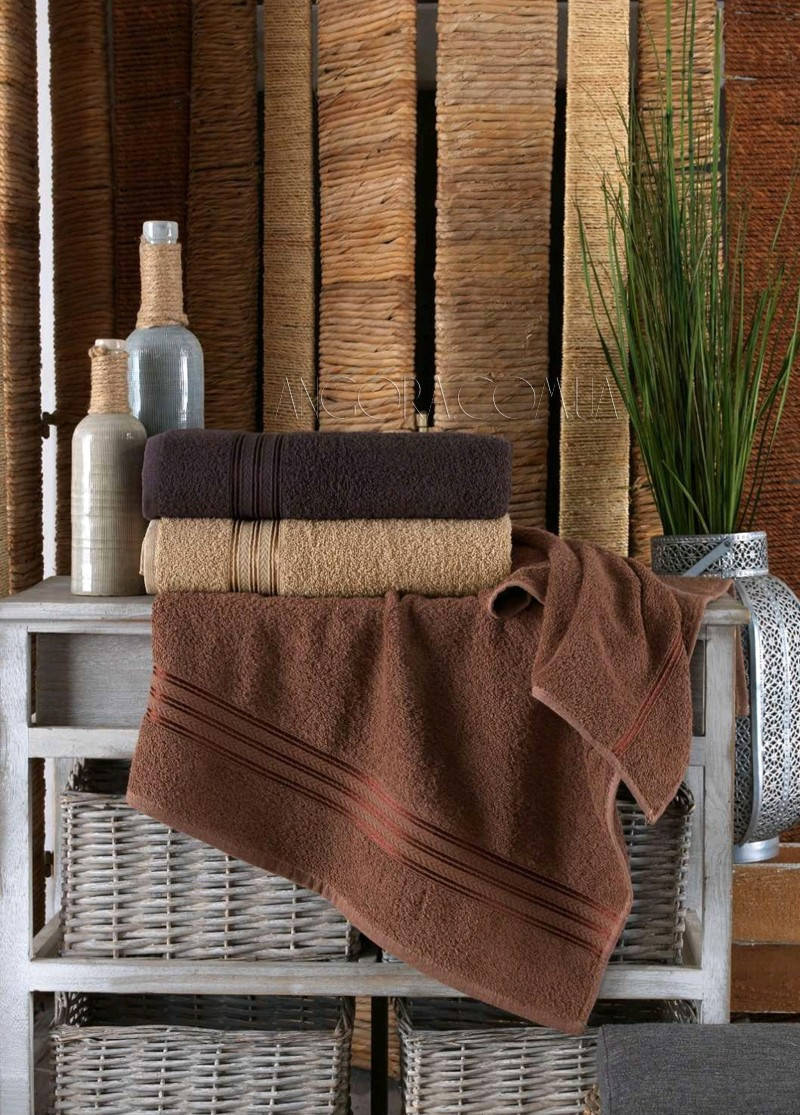 

Полотенце 70x140 в наборе банные (3-шт) Gulkan разные цвета