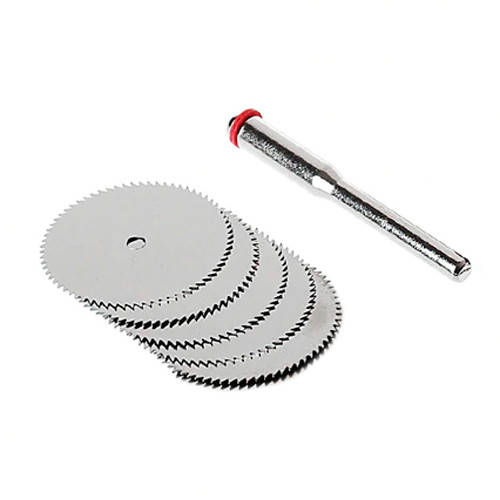 

Набор из 5 отрезных кругов, дисковых пил 25мм для дремеля гравера