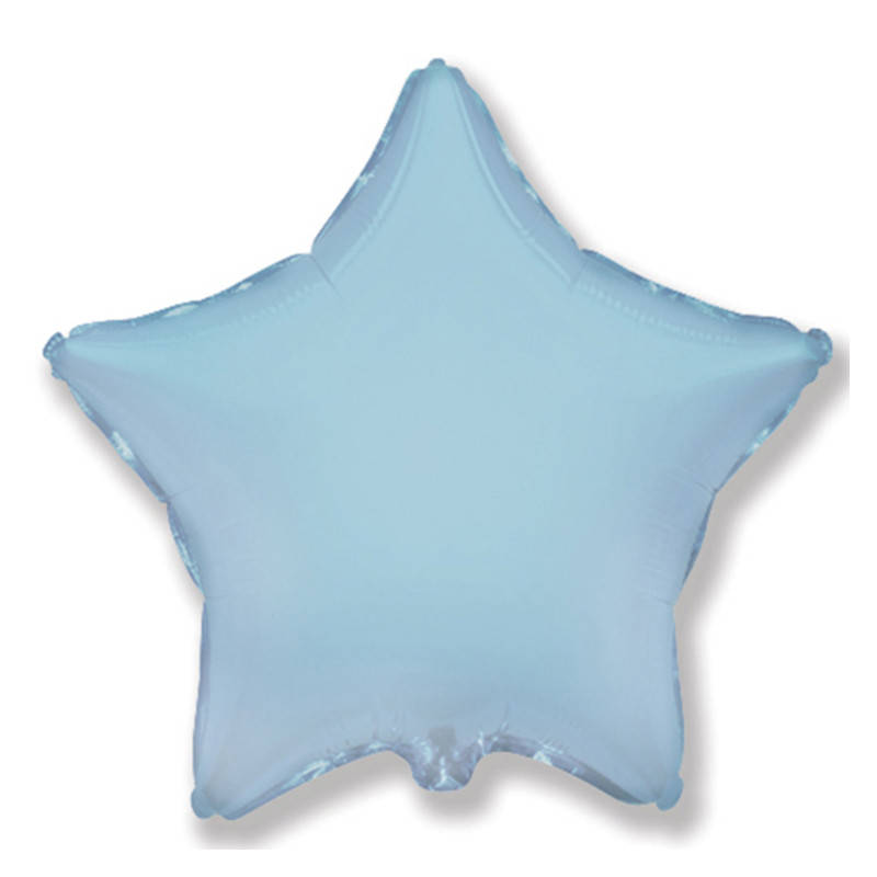 

Фольгированный шар звезда светло-голубой 18" 301500AB Flexmetal