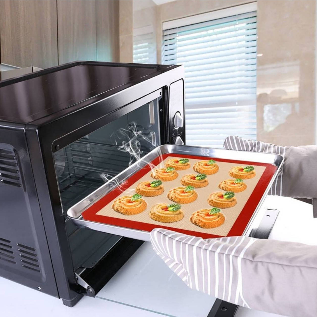 

Силиконовый коврик для выпечки и раскатки 40*30 см