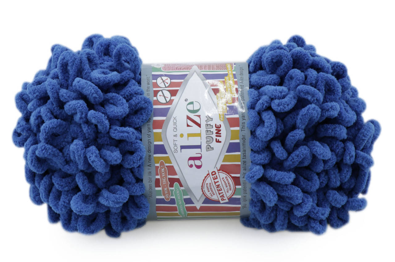 

Alize Puffy Fine NEW, №637, Синий