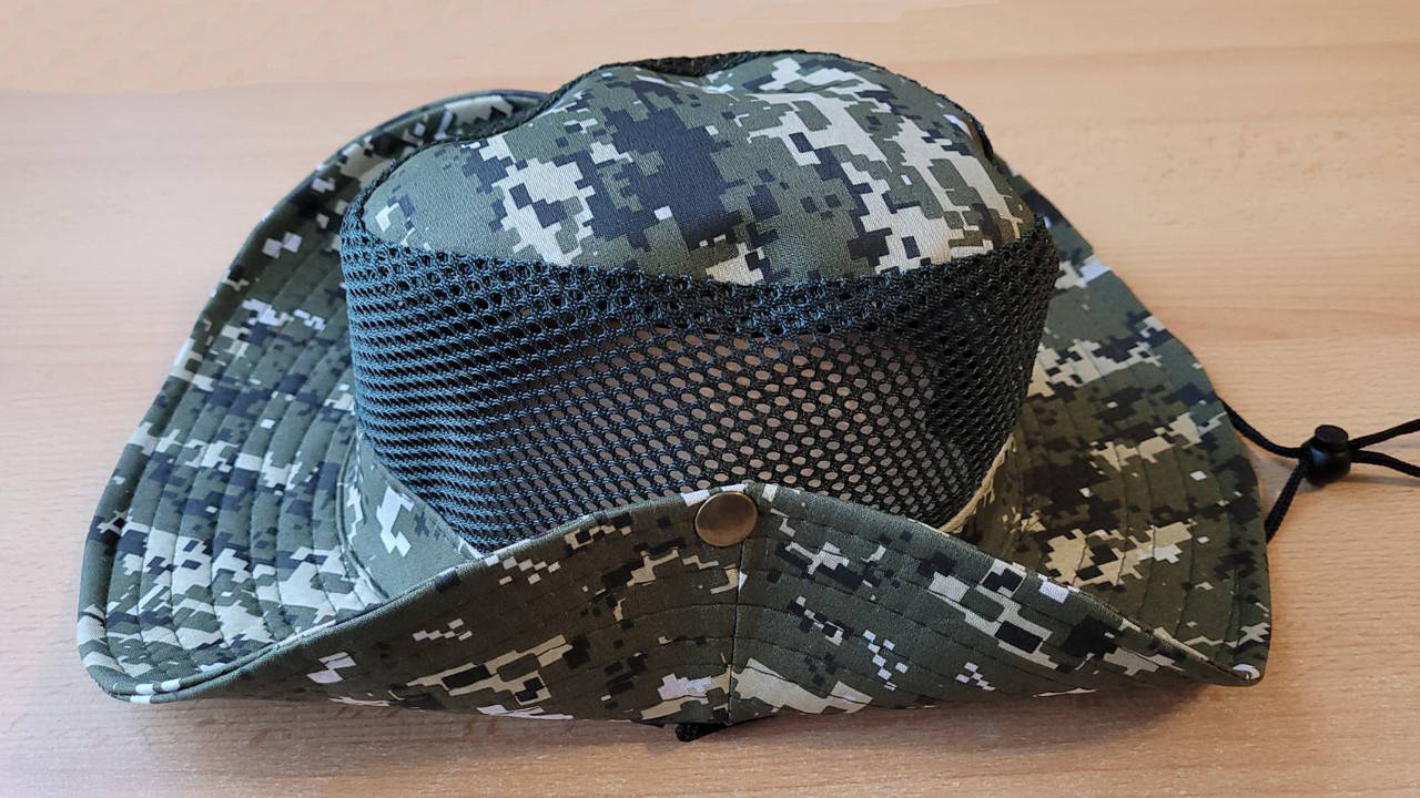 

Практичная камуфляжная военная мужская шляпа-панама афганка, Зелёный