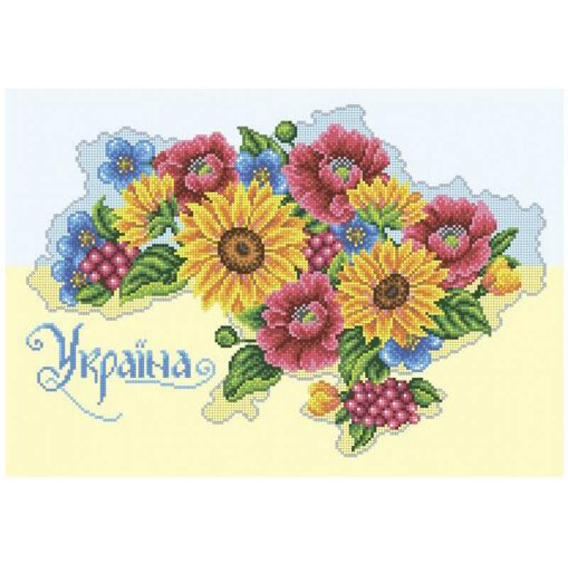 

Любите Украину, как солнце, любите....Набор для вышивания бисером ВДВ ТН-1356