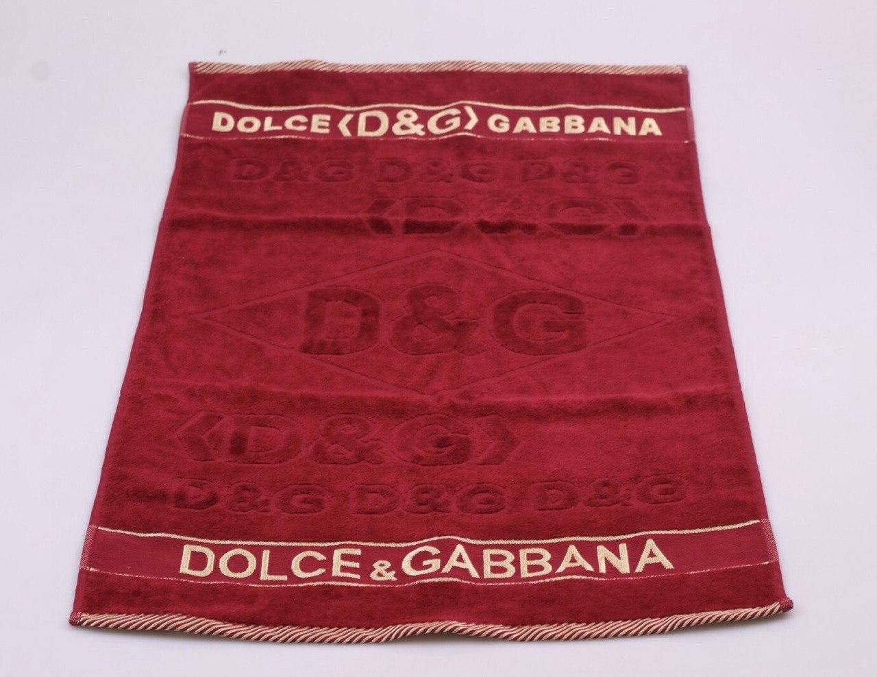 

Полотенце махровое лицевое 50х90 см Аisha D&G бордовый (Узбекистан)
