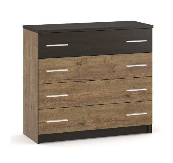 

Комод для вещей Вероника венге темный/април