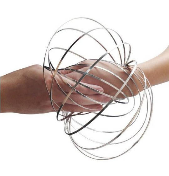 

Игрушка-антистресс Кинетические кольца Magic Ring Серебристый